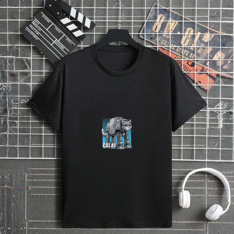 CAT science fiction parody pet cat space robot scifi fan T-Shirt