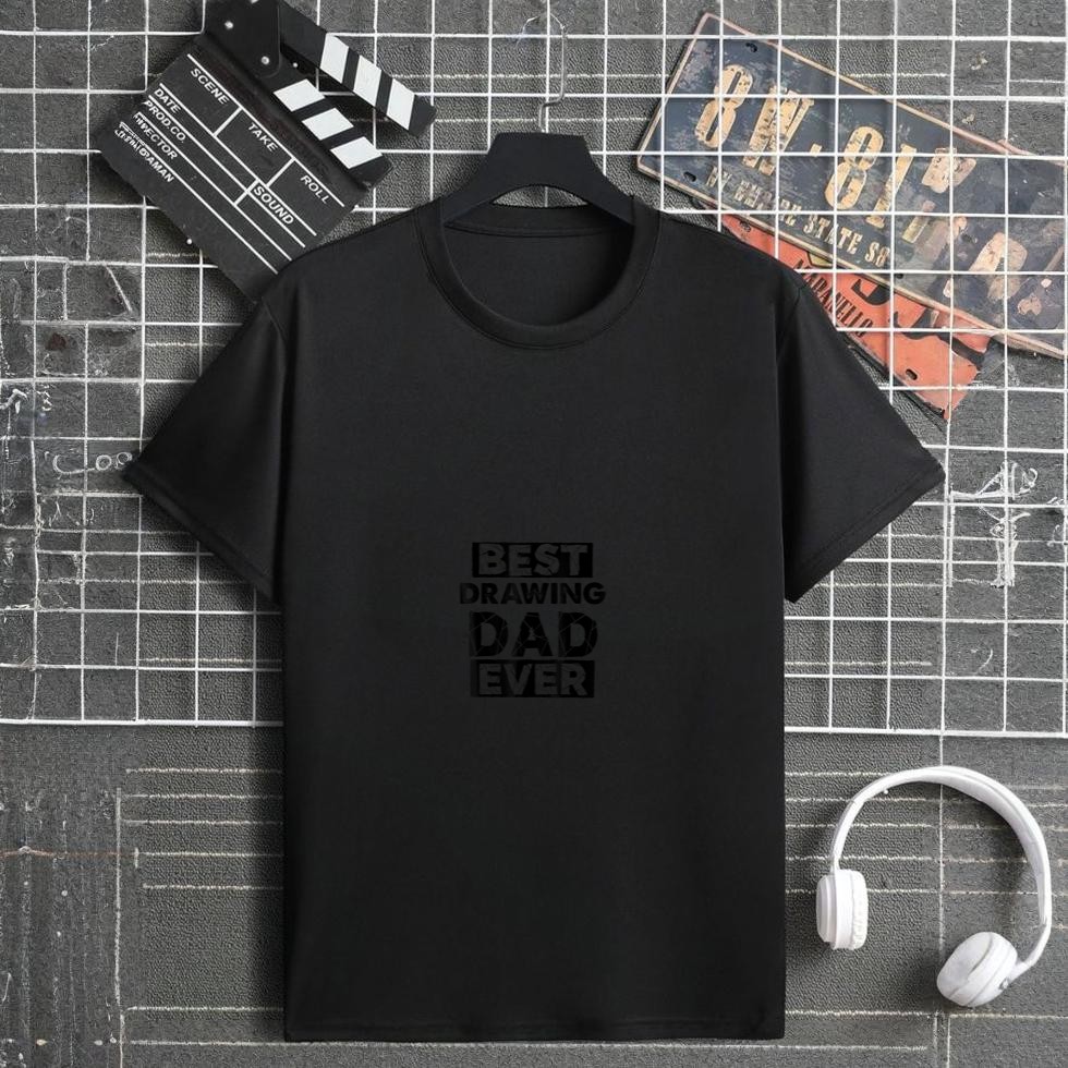 Dad Best Drawing Dad Ever Funny Drawing T-Shirt